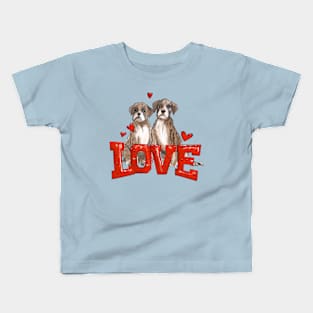 Lovely dogs Kids T-Shirt